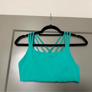 Athleta Vibrant Green Sports Bra